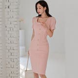 フェミニンな印象をもたせるソフトな生地感とカラーのワンピース(キャバドレス CA… | GRAXIA | 詳細画像12