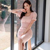 フェミニンな印象をもたせるソフトな生地感とカラーのワンピース(キャバドレス CA… | GRAXIA | 詳細画像16