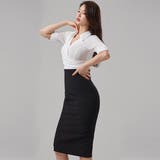 1着で即コーデが決まるミモレ丈モノトーンワンピース(キャバドレス CABARET… | GRAXIA | 詳細画像9