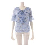 胸元のフリルデザインがかわいいプリントブラウス(TOPS) | GRAXIA | 詳細画像11 