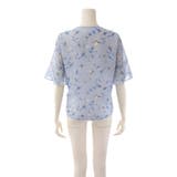 胸元のフリルデザインがかわいいプリントブラウス(TOPS) | GRAXIA | 詳細画像12 