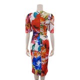 大胆なフラワープリントが華やかなミディ丈ワンピース(キャバドレス CABARET… | GRAXIA | 詳細画像18