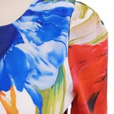 大胆なフラワープリントが華やかなミディ丈ワンピース(キャバドレス CABARET… | GRAXIA | 詳細画像20