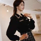 ゴールドチェーンでゴージャス感のあるブラウス(TOPS) | GRAXIA | 詳細画像6 