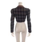 異素材をシルエットに沿って絶妙なバランスで組み合わせた変形ジップトップス(TOP… | GRAXIA | 詳細画像9 