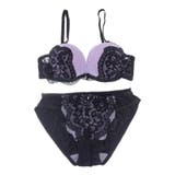 2種のレースをふんだんに使用した贅沢デザインのブラ ショーツセット(ブラセット) | GRAXIA | 詳細画像13 