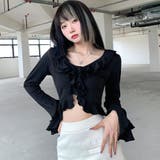 フリルが大人の甘いニュアンス香るトップス(TOPS) | GRAXIA | 詳細画像3 