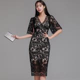 優雅でクラシカルな花柄総レースワンピース(キャバドレス CABARETDRESS… | GRAXIA | 詳細画像19