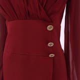 透け感とソフトな感触でレディライクに仕立てたカシュクールワンピース | GRAXIA | 詳細画像14 