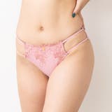 特徴的なサイドストラップがポイントの単色ブラ・ショーツセット（ブラセット） | GRAXIA | 詳細画像5 