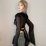 さらっと羽織りとしても使えるクロップドブラウス(TOPS) | GRAXIA | 詳細画像5 