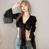 さらっと羽織りとしても使えるクロップドブラウス(TOPS) | GRAXIA | 詳細画像6 