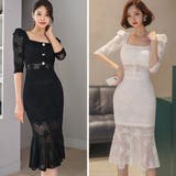 総レースでレディライクに仕立てたマーメイドワンピース(キャバドレス CABARE… | GRAXIA | 詳細画像2