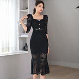 総レースでレディライクに仕立てたマーメイドワンピース(キャバドレス CABARE… | GRAXIA | 詳細画像13