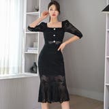 総レースでレディライクに仕立てたマーメイドワンピース(キャバドレス CABARE… | GRAXIA | 詳細画像21