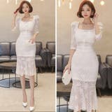 総レースでレディライクに仕立てたマーメイドワンピース(キャバドレス CABARE… | GRAXIA | 詳細画像9