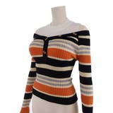 カットデザインがポイントのショート丈ニットトップス(TOPS) | GRAXIA | 詳細画像12 