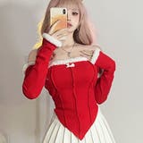 クリスマスムードを盛り上げてくれるサンタさん風トップス(TOPS) | GRAXIA | 詳細画像3 