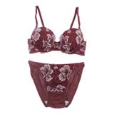 フラワーモチーフのレースがクラシカルで大人っぽいブラ ショーツセット(ブラセット… | GRAXIA | 詳細画像14 