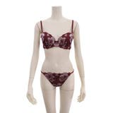 フラワーモチーフのレースがクラシカルで大人っぽいブラ ショーツセット(ブラセット… | GRAXIA | 詳細画像9 