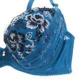 可憐な小花刺繍にチュールをレイヤーさせたブラ・ショーツセット(ブラセット) | GRAXIA | 詳細画像16