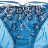 可憐な小花刺繍にチュールをレイヤーさせたブラ・ショーツセット(ブラセット) | GRAXIA | 詳細画像19