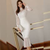 クラシカルかつモード感も漂う大人のワンピース(キャバドレス CABARETDRE… | GRAXIA | 詳細画像22