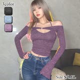 デコルテと胸元のオープンが色気をプラスするアンサンブルトップス(TOPS) | GRAXIA | 詳細画像1 