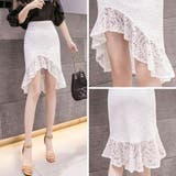 揺れ動くレースが可愛さを飾る総レーススカート(SKIRT) | GRAXIA | 詳細画像11 