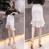 揺れ動くレースが可愛さを飾る総レーススカート(SKIRT) | GRAXIA | 詳細画像10 