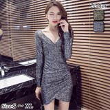 主役間違いなしのメタリックカラーでゴージャス感のあるミニワンピース(キャバドレス… | GRAXIA | 詳細画像1