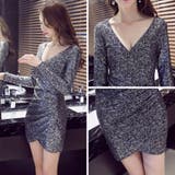 主役間違いなしのメタリックカラーでゴージャス感のあるミニワンピース(キャバドレス… | GRAXIA | 詳細画像6