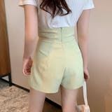 ラップ風デザインでスッキリ穿きこなせるショートパンツ(PANTS) | GRAXIA | 詳細画像10 