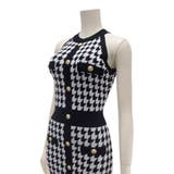 千鳥柄が大人っぽい印象のミニ丈ニットワンピース(キャバドレス CABARETDR… | GRAXIA | 詳細画像17