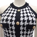 千鳥柄が大人っぽい印象のミニ丈ニットワンピース(キャバドレス CABARETDR… | GRAXIA | 詳細画像18