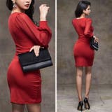 程よいフィット感が心地よい生地のカシュクールワンピース(キャバドレス CABAR… | GRAXIA | 詳細画像6 