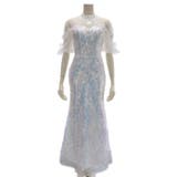 キラキラとしたチュール素材を使用したロマンティックなパーティードレス | GRAXIA | 詳細画像11