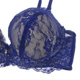 シックなカラーリングと透け感で大人顔に仕立てたブラ ショーツセット(ブラセット) | GRAXIA | 詳細画像16 