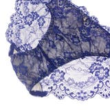 シックなカラーリングと透け感で大人顔に仕立てたブラ ショーツセット(ブラセット) | GRAXIA | 詳細画像20 