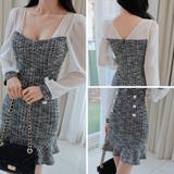 異素材組み合わせでクラス感のあるワンピースドレス(キャバドレス CABARETD… | GRAXIA | 詳細画像9 