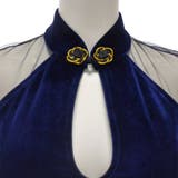 クラシカルデザインと大胆な背中見せで大人な雰囲気を漂わせるチャイナ風ロングドレス… | GRAXIA | 詳細画像15 