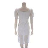 涼し気なスクエアネックのメッシュレースドレス | GRAXIA | 詳細画像14