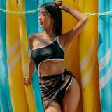 体型カバーのモノキニワンピース水着2点セット(水着ビキニ・ワンピース) | GRAXIA | 詳細画像2