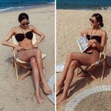 ゴールドチェーンのアクセントが個性的なビキニ2点セット（水着ビキニ ワンピース） | GRAXIA | 詳細画像8 