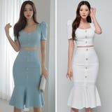 ボディラインが美しいツーピースドレス(キャバドレス・CABARETDRESS) | GRAXIA | 詳細画像2