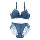 モダンシックなカラーに落ち着きある刺繍が大人のブラ ショーツセット(ブラセット) | GRAXIA | 詳細画像14 