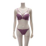 エレガントカラーにストリングデザインが高見えブラ・ショーツセット(ブラセット) | GRAXIA | 詳細画像9 