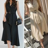 シンプルデザインのノースリーブシャツワンピース(キャバドレス CABARETDR… | GRAXIA | 詳細画像2 