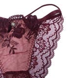 レースのシアー感とストリング使いがセクシーなブラ・ショーツセット(ブラセット) | GRAXIA | 詳細画像18 