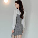 ミニ丈のレトロ感が可愛いワンピース(キャバドレス・CABARETDRESS) | GRAXIA | 詳細画像4